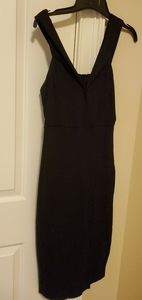 NWOT- Black sexy Vneck  dress back zip. Also check out our BOGO ON DRESSES.